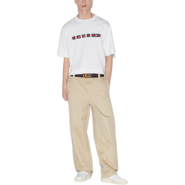 GUCCI Kaos Logo Seri Huruf, Unisex, COD '"    '"  G-22